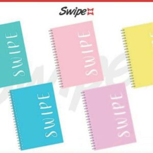 MAXI QUADERNO SPIRALATO A4 80 FOGLI PASTEL 1R SWIPE