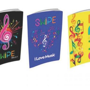 MAXI QUADERNNO MUSIC SWIPE 100G