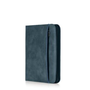 PORTABLOCCO IN ECOPELLE DARK BLUE
