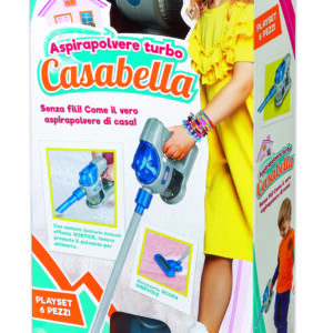 ASPIRAPOLVERE TURBO CASABELLA PLAYSET 6 PEZZI RONCHI SUPERTOYS