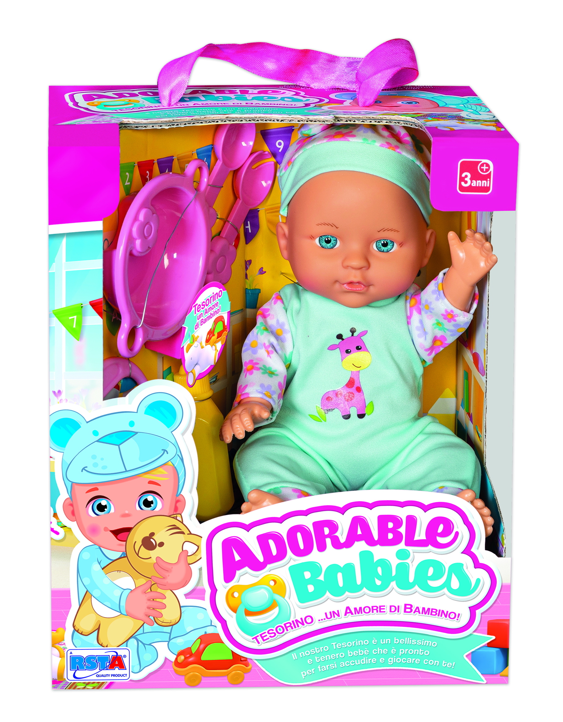 BAMBOLA ADORABLE BABIES TESORINO RONCHI SUPERTOYS