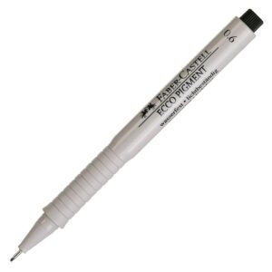 PENNA ECCO PIGMENT PUNTA 0,6 NERO FABER-CASTELL
