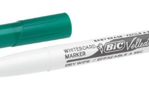 MARCATORE PER LAVAGNA PUNTA TONDA MEDIA VELLEDA VERDE BIC