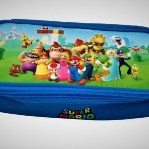 gamer case rettangolare organizzato supermario