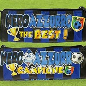 ASTUCCIO TOMBOLINO INTER "NEROAZZURRO THE BEST" 22 X 8 X 6 CM DOR