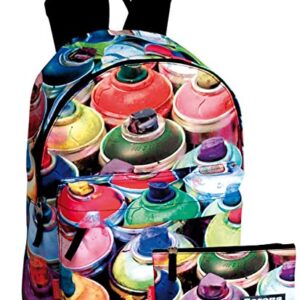 ZAINO SCUOLA AMERICANO + ASTUCCIO PERONA