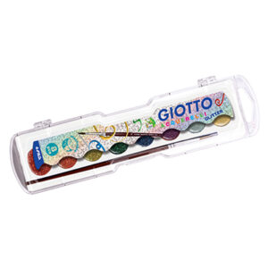GIOTTO ACQUERELLI GLITTER CONFEZIONE DA 8 COLORI FILA