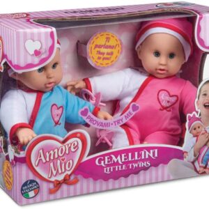 AMORE MIO GEMELLINI ROSA E AZZURRO GRANDI GIOCHI
