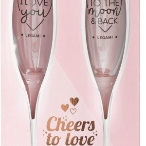 Set di 2 Calici - Cheers to Love LEGAMI