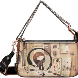 Borsa baguette Shōen con manico in metallo