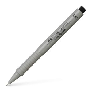 PENNA ECCO PIGMENT PUNTA 0,05 NERO FABER CASTELL