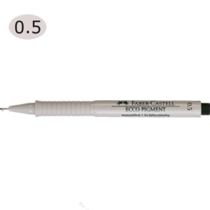 PENNA ECCO PIGMENT PUNTA 0,5 NERO FABER-CASTELL