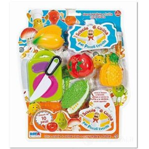 SET CUCINA 10 PZ VERDURA E FRUTTA STACCA ATTACCA