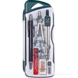 COMPASSO E ACCESSORI SET 5 PEZZI FABER-CASTELL
