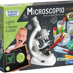 MICROSCOPIO SUPER KIT SCIENZA & GIOCO CLEMENTONI