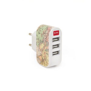 Plug &Charge - Caricabatterie da Muro - 3 USB