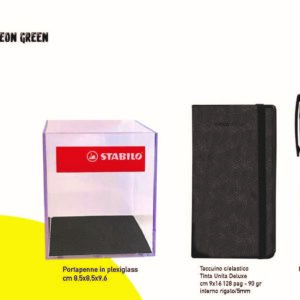 SMART DESKSET BLACK & NEON GREEN