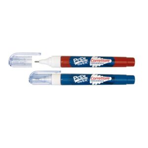 CORRETTORE PENNA ML8 OFFICE ROSSO/BLU POOL OVER