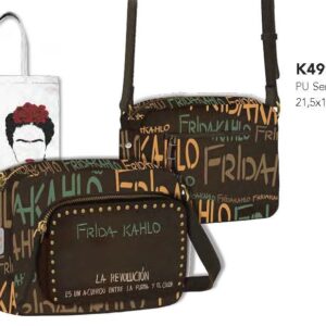BORSA TRACOLLA FRIDA KAHLO MARRONE