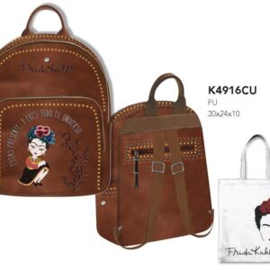 ZAINO FRIDA KAHLO CUOIO