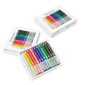Pastelli a cera scatola 12 colori Tintaunita