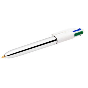 PENNA A SFERA 4 COLOURS SILVER BIC