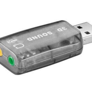 USB 2.0 SOUND CARD SCHEDA AUDIO GOOBAY