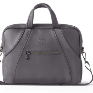 BORSA 2 MANICI VELVET IN SEMIPELLE E MICROFIBRE CON TRACOLLA  GRIGIO