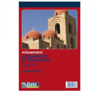 DOCUMENTO DI TRASPORTO MODULI AUTORICALCANTI IN DUPLICE COPIA DU1607CD200 DATA UFFICIO