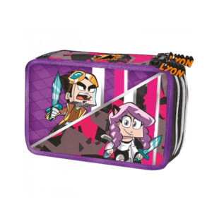 ASTUCCIO 3 ZIP PIENO LYON GAMER "ANNA" FRANCO COSIMO PANINI