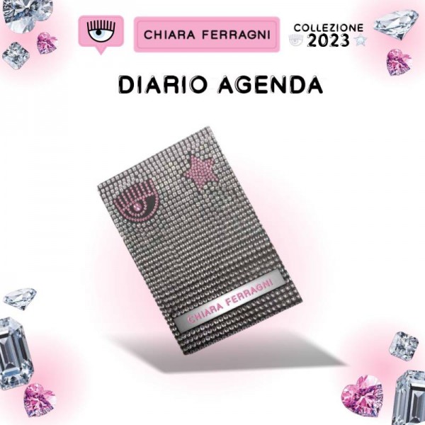 Diario agenda Chiara Ferragni collezione 2023 - 16 mesi - 13 x 18 cm 