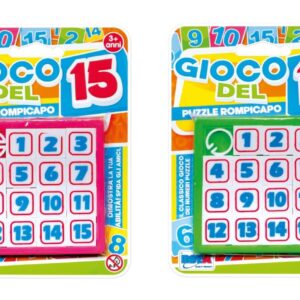 PUZZLE ROMPICAPO GIOCO DEL 15 RONCHI SUPERTOYS