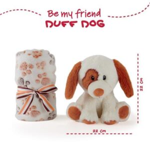 COPERTINA+PELUCHE CAGNOLINO PERLETTI TOYS