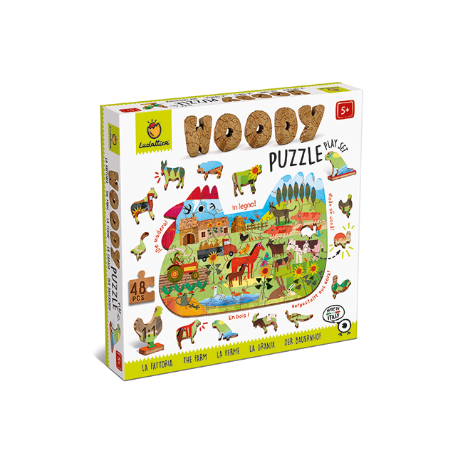 Woody puzzle – LA FATTORIA – Cartolibreria Orsino