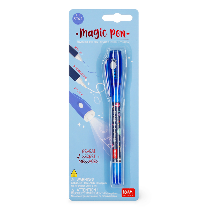 Penna a inchiostro invisibile con matita magica a luce UV per