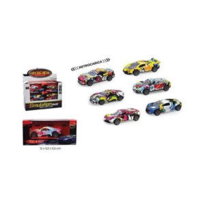 COLERED SPORT CAR RETROCARICA 1:50