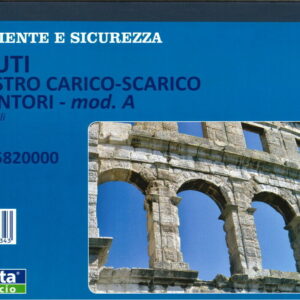 RIFIUTI REGISTRO CARICO - SCARICO DETENTORI - MOD. A 100 MODULI DU165820000 DATA UFFICIO