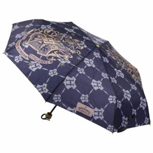 OMBRELLO COMPATTO BLU NAVY LOGO HOGWARTS HARRY POTTER CERDA'