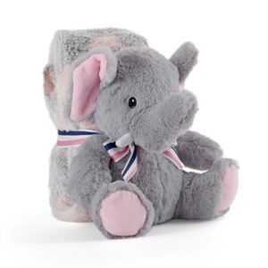 COPERTINA+PELUCHE ELEFANTINO PERLETTI TOYS