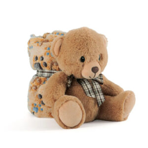 COPERTINA+PELUCHE ORSETTO  PERLETTI TOYS