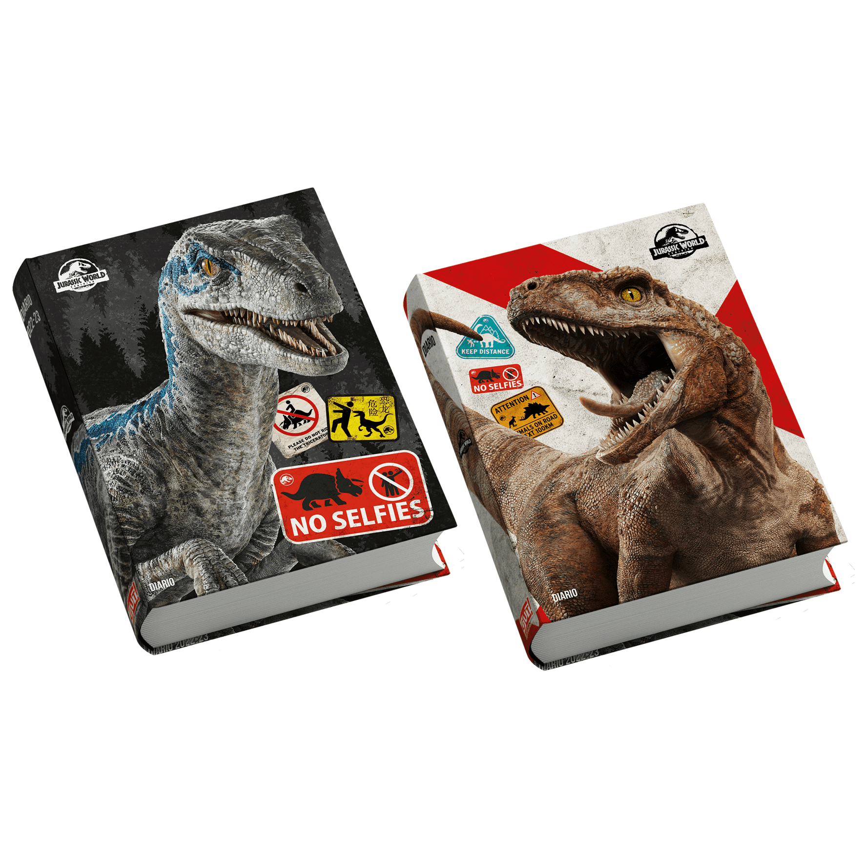 Set 3 Quaderni ad anelli A4 Jurassic World