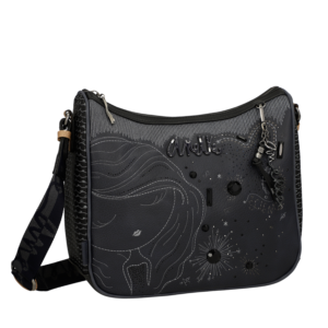 Borsa a tracolla grande Studio blu navy Anekke