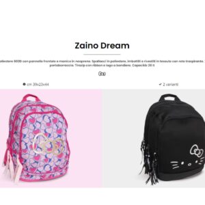 Zaino Dream Hello Kitty Tinta Unita