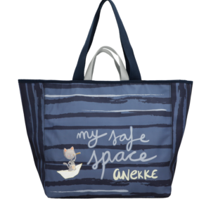 Borsa da spiaggia blu grande Anekke